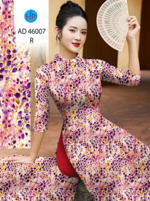 Vải Áo Dài Hoa Đều AD 46007