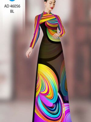 Vải Áo Dài Hoa Văn AD 46056