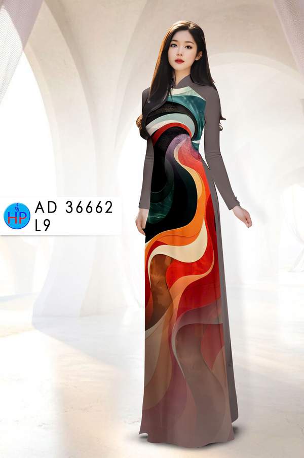 Vải Áo Dài Hoa Văn AD 36662