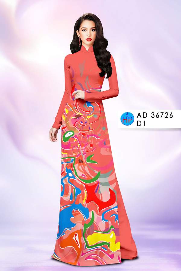 Vải Áo Dài Hoa Văn AD 36726