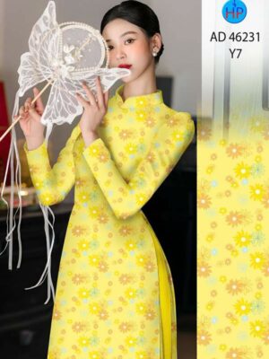Vải Áo Dài Hoa Đều AD 46231