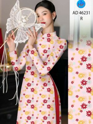 Vải Áo Dài Hoa Đều AD 46231