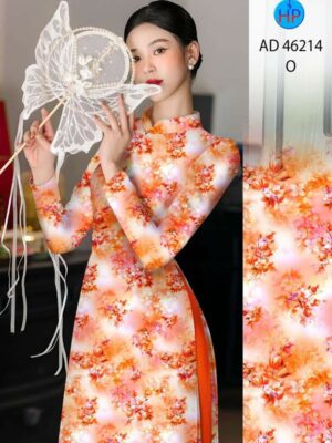 Vải Áo Dài Hoa Đều AD 46214