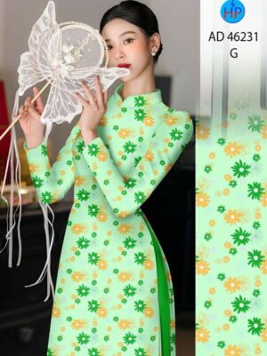 Vải Áo Dài Hoa Đều AD 46231