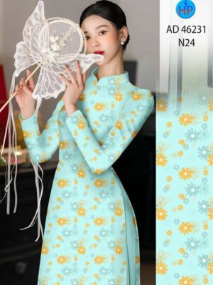 Vải Áo Dài Hoa Đều AD 46231