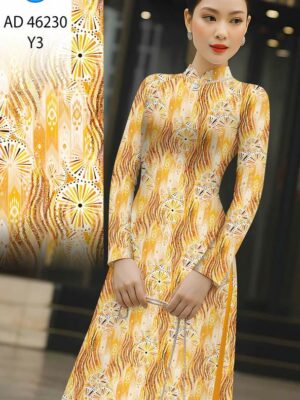 Vải Áo Dài Hoa Văn AD 46230