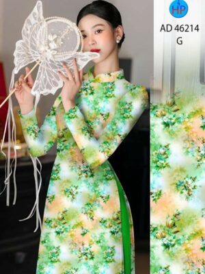 Vải Áo Dài Hoa Đều AD 46214