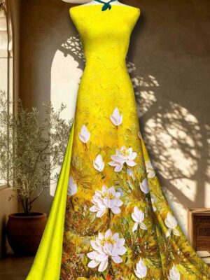 Vải Áo Dài Vai ao dai dep AD