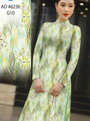 Vải Áo Dài Hoa Văn AD 46230