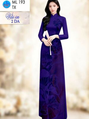 Vải Áo Dài Hoa Sen AD ML193