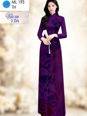 Vải Áo Dài Hoa Sen AD ML193