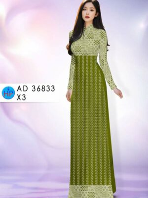 Vải Áo Dài Hoa Văn AD 36833