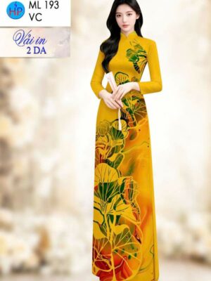 Vải Áo Dài Hoa Sen AD ML193