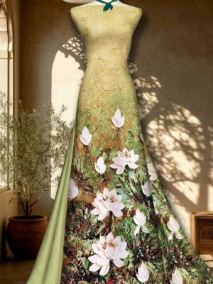 Vải Áo Dài Vai ao dai dep AD