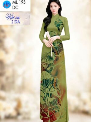 Vải Áo Dài Hoa Sen AD ML193