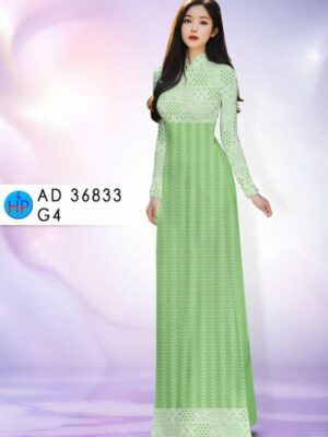 Vải Áo Dài Hoa Văn AD 36833