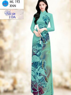 Vải Áo Dài Hoa Sen AD ML193