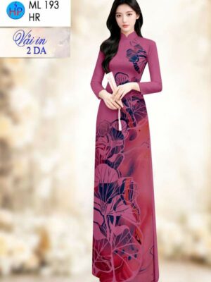 Vải Áo Dài Hoa Sen AD ML193