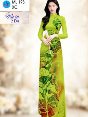 Vải Áo Dài Hoa Sen AD ML193