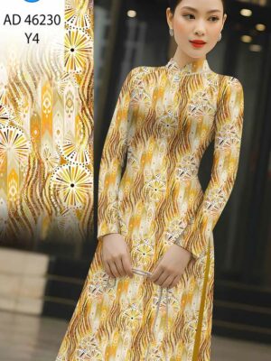 Vải Áo Dài Hoa Văn AD 46230