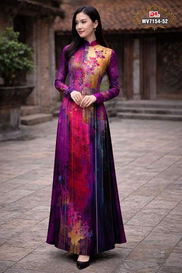 Vải Áo Dài Vai ao dai dep AD