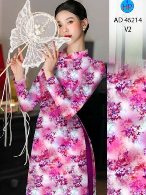 Vải Áo Dài Hoa Đều AD 46214