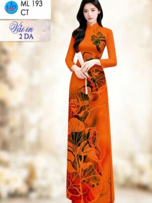 Vải Áo Dài Hoa Sen AD ML193
