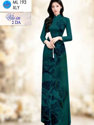 Vải Áo Dài Hoa Sen AD ML193