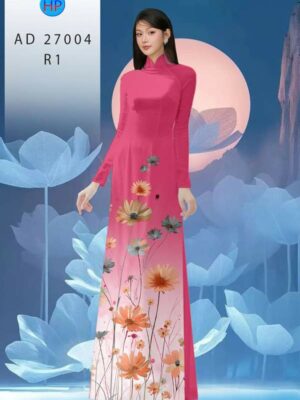Vải Áo Dài Hoa Cúc AD 27004