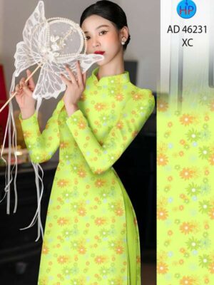Vải Áo Dài Hoa Đều AD 46231