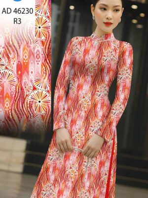 Vải Áo Dài Hoa Văn AD 46230