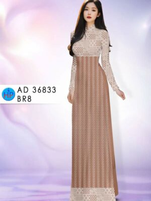 Vải Áo Dài Hoa Văn AD 36833
