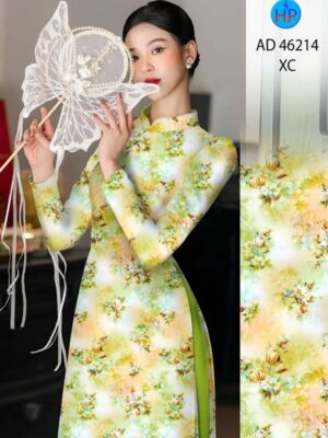 Vải Áo Dài Hoa Đều AD 46214