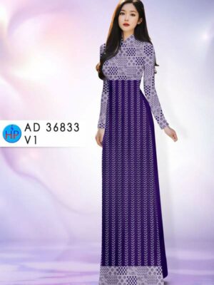 Vải Áo Dài Hoa Văn AD 36833