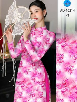 Vải Áo Dài Hoa Đều AD 46214