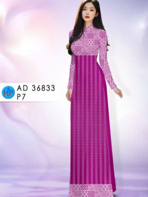 Vải Áo Dài Hoa Văn AD 36833