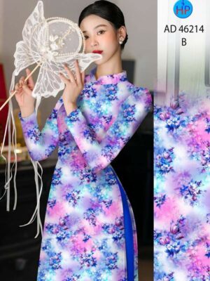 Vải Áo Dài Hoa Đều AD 46214