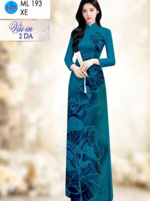 Vải Áo Dài Hoa Sen AD ML193