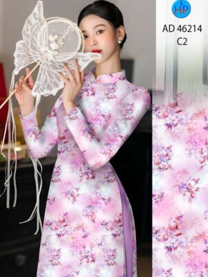 Vải Áo Dài Hoa Đều AD 46214