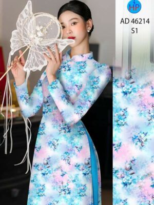 Vải Áo Dài Hoa Đều AD 46214
