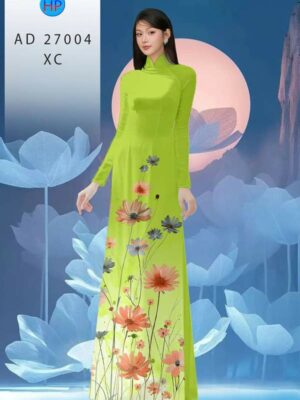 Vải Áo Dài Hoa Cúc AD 27004