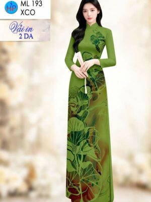 Vải Áo Dài Hoa Sen AD ML193