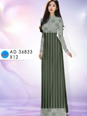 Vải Áo Dài Hoa Văn AD 36833