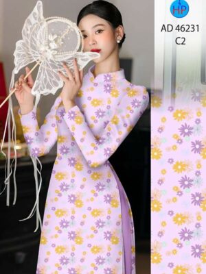 Vải Áo Dài Hoa Đều AD 46231