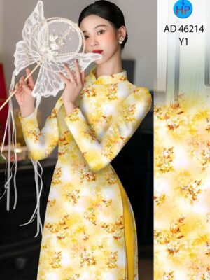 Vải Áo Dài Hoa Đều AD 46214