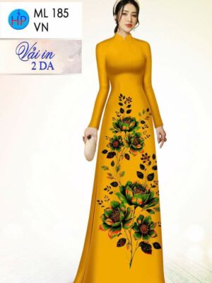 Vải Áo Dài Hoa Sen AD ML185