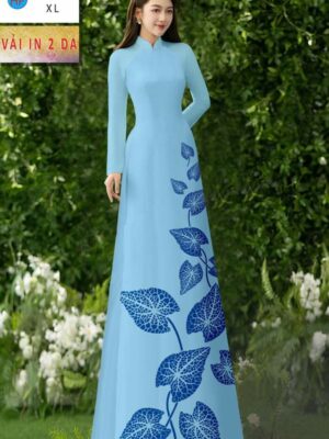 Vải Áo Dài In 2 Da AD MT175