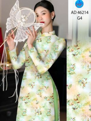 Vải Áo Dài Hoa Đều AD 46214