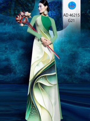 Vải Áo Dài Hoa Văn AD 46215