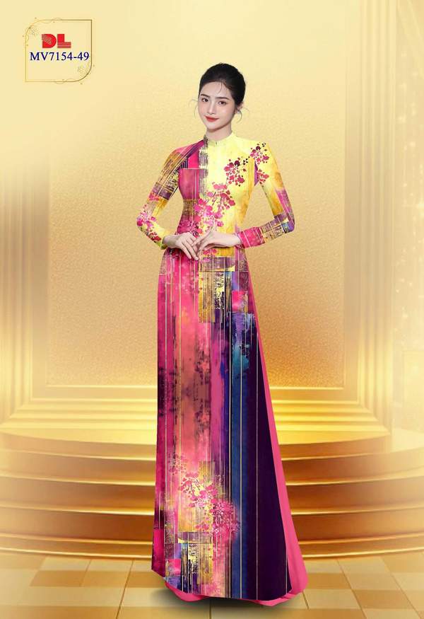 Vải Áo Dài Vai ao dai dep AD